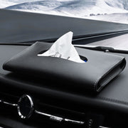 PU Leather Car Sun Visor Tissue Boxes