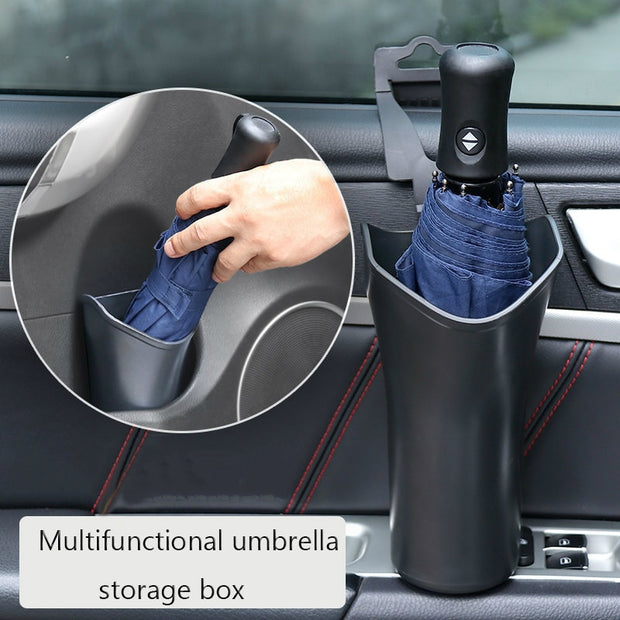 Car Seat Back Umbrella Holder Storage Box